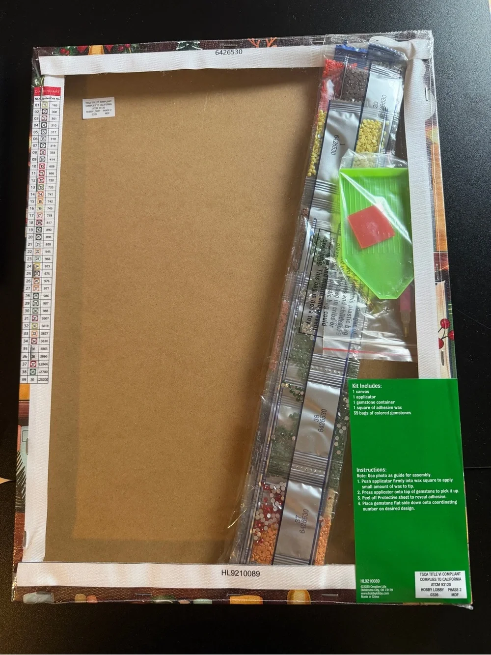 New Viral Hobby Lobby Christmas Craft Diamond Art Kit Winter Holiday Bookshelf